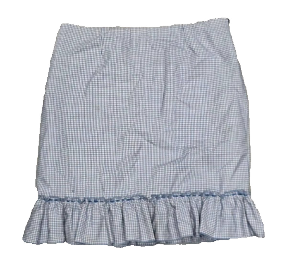 MOSCHINO CHEAP AND CHIC jersey silk Ruffle Hem Skirt Blue A005695‎